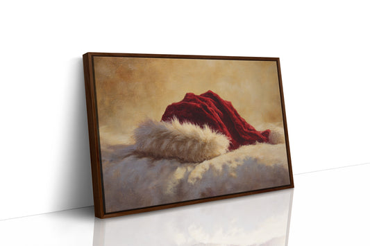 Crimson Velvet Meets Winter Light