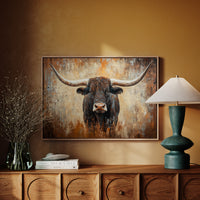 Longhorn Tales In Copper Light