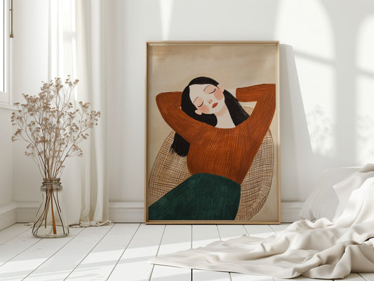 Autumn Sweater Holds Sweet Dreams