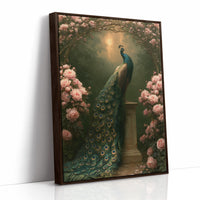 Peacock Beneath the Rose Arch