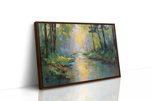 Sunlit Stream Carries Golden Dreams