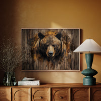 Ancient Forest Holds Bear's Gaze