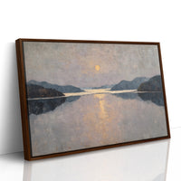 Moonlight Traces The Lake's Memory