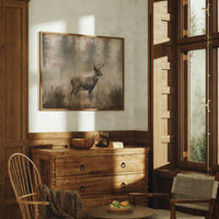Antlers Through the Mist