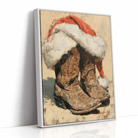 Weathered Boots, Santa's Visit