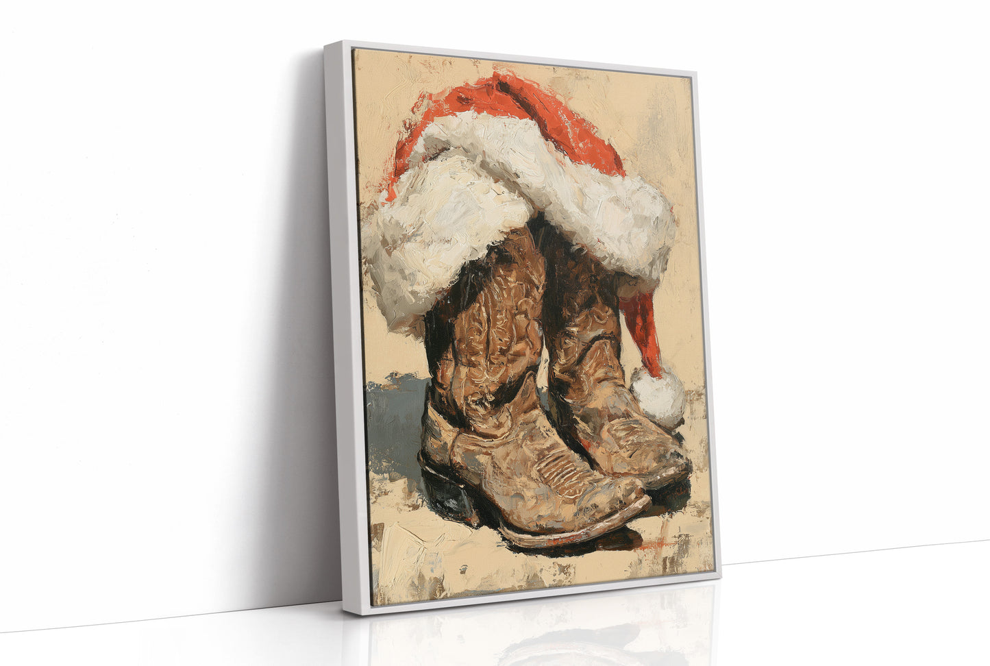 Weathered Boots, Santa's Visit