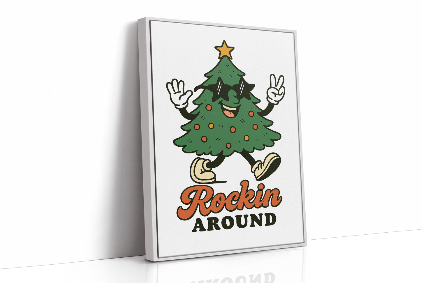 Festive Pine Struts With Joy