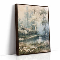 Daisies by the Water: Cottage in the Birch Grove