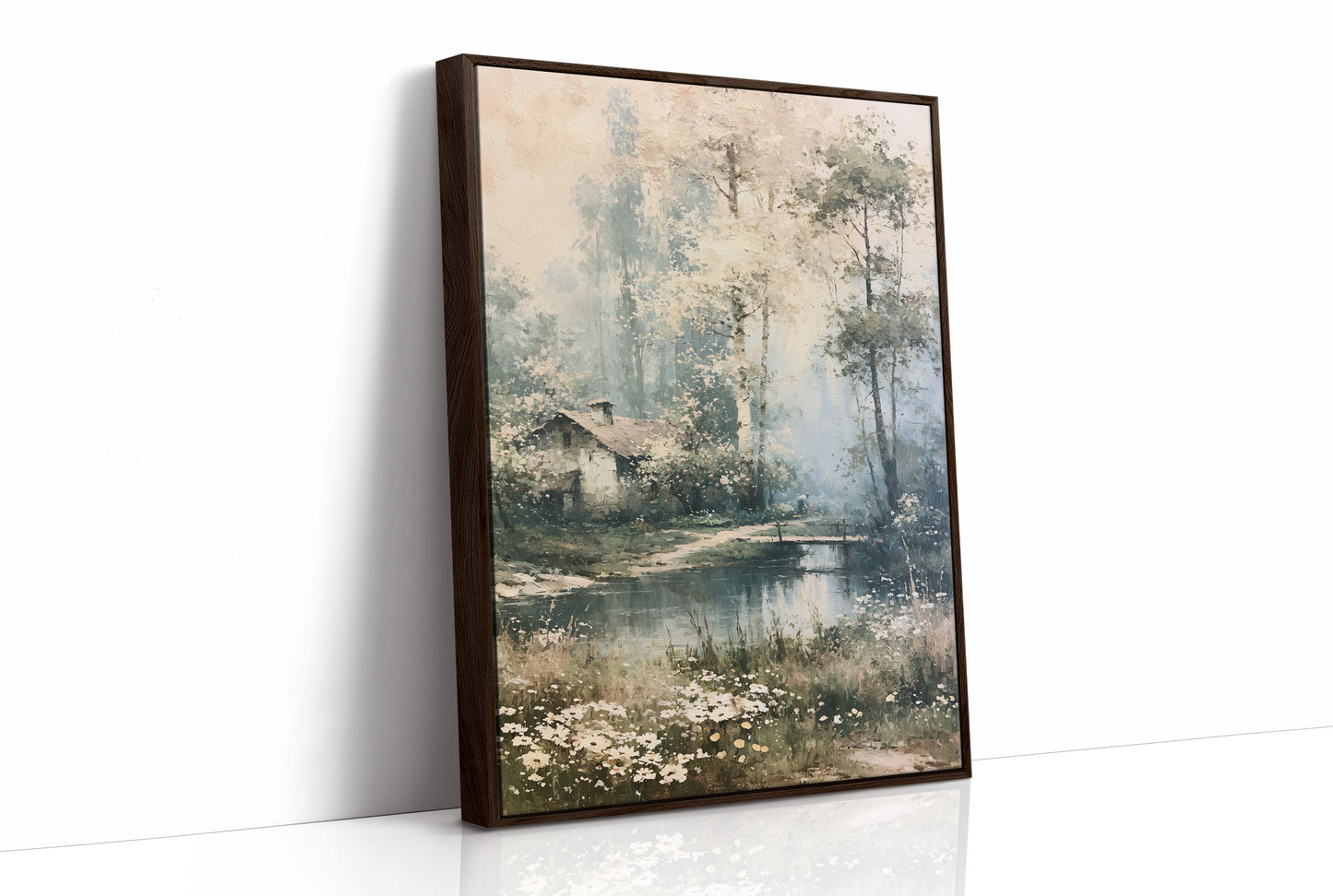 Daisies by the Water: Cottage in the Birch Grove