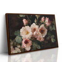 Blush Petals Dance In Lamplight