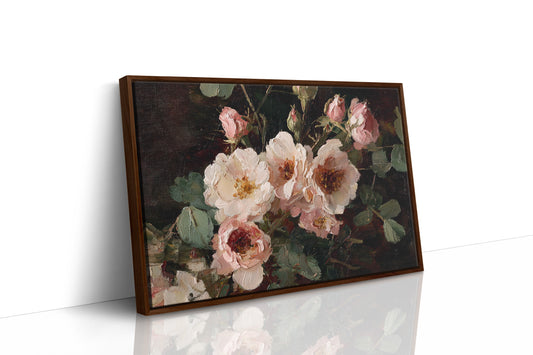 Blush Petals Dance In Lamplight