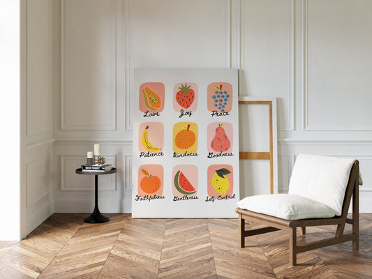 Fruits of the Spirit Illustrated Print