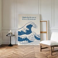 Mightier Than the Waves Ocean Print