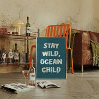 Ocean Letters Carved In Morning