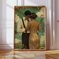 Golden Waltz Beneath the Music Sky