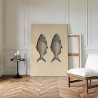 Two Fish Vintage Loaves and Fishes Symbol
