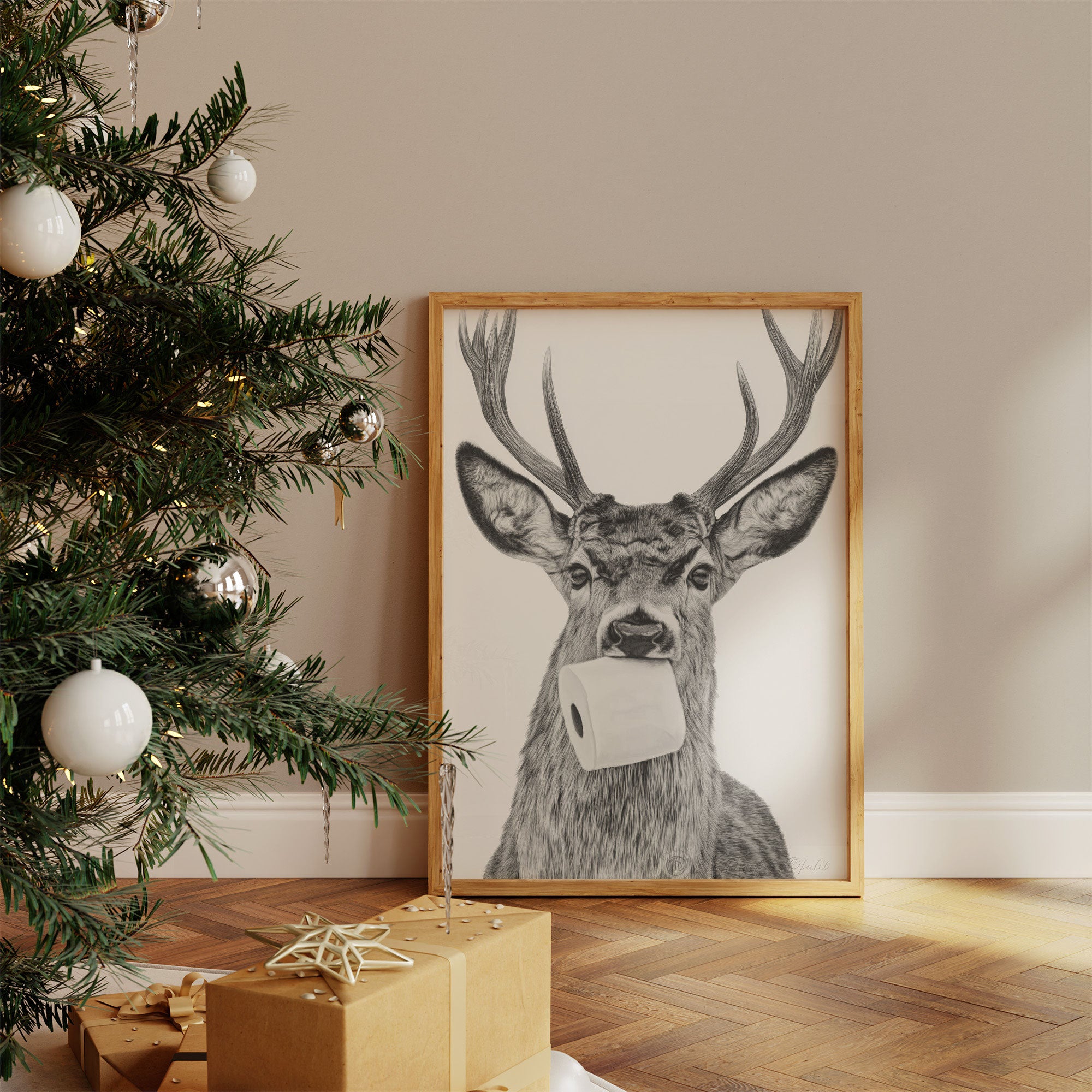 Stag's Unexpected Bathroom Break