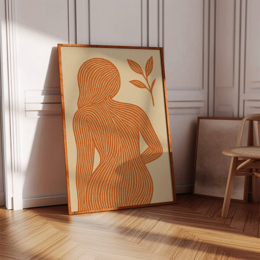 Earth Lines of the Feminine Form