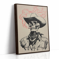 Ghost Rider's Last Stand - Smoking Skeleton Cowboy