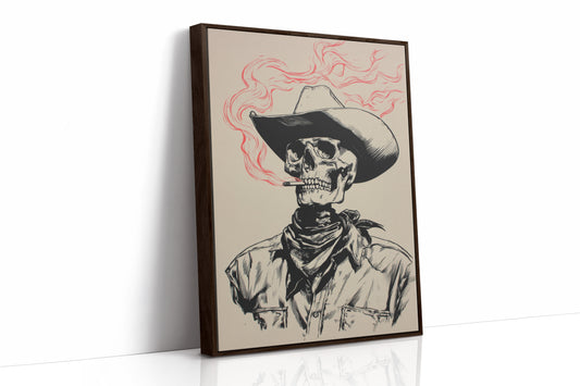Ghost Rider's Last Stand - Smoking Skeleton Cowboy