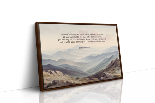 Faith Moves Mountains Into Mist