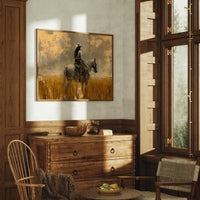 Rider in the Gold Field