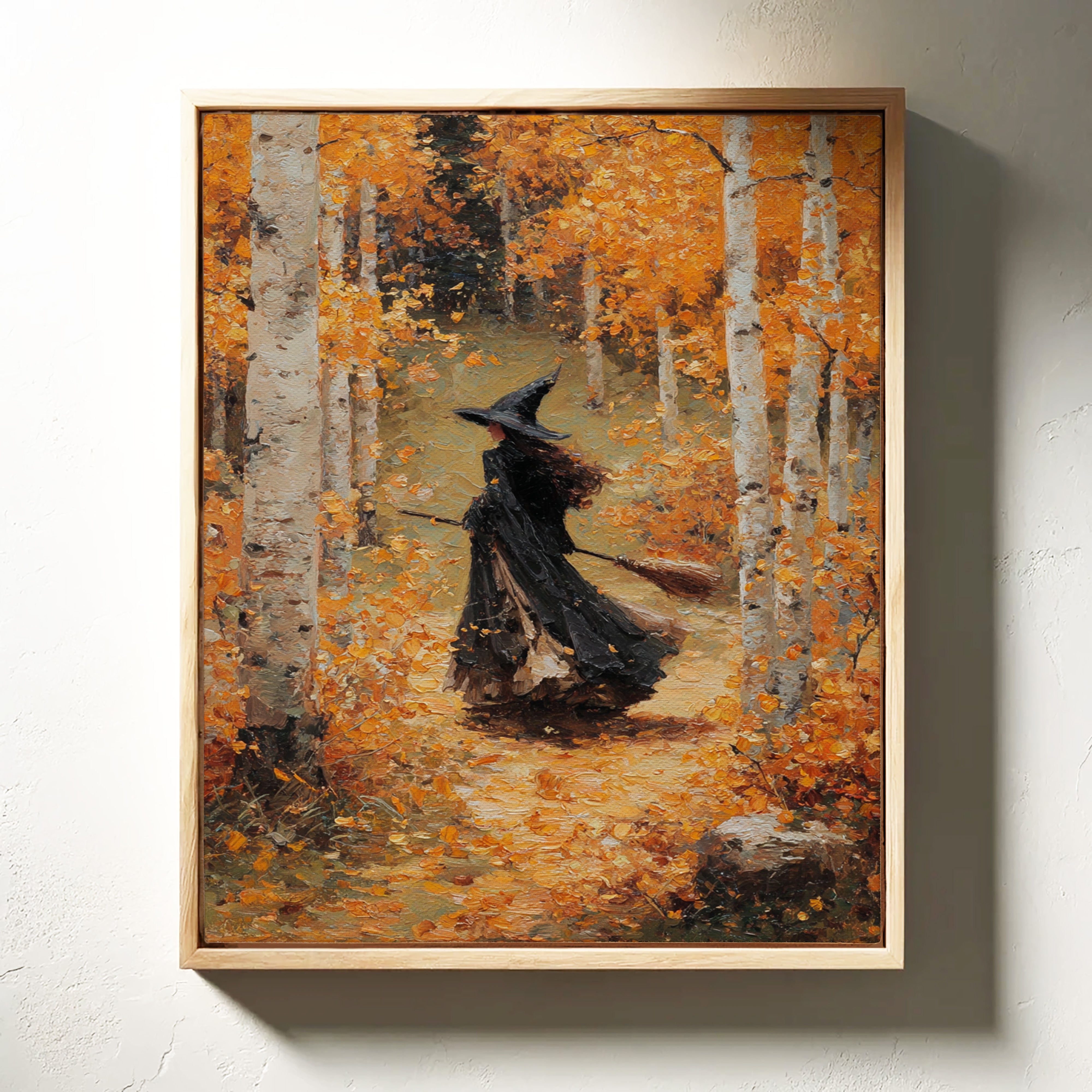 Through Golden Leaves She Dances