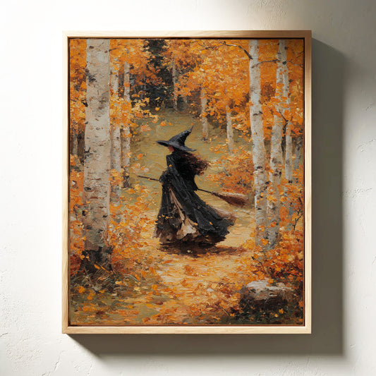 Through Golden Leaves She Dances