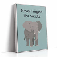 Never Forgets the Snacks