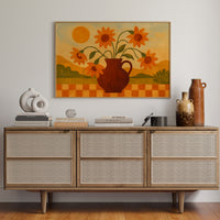 Sunflowers on a Golden Afternoon