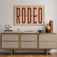 This Ain’t My First Rodeo Red Poster