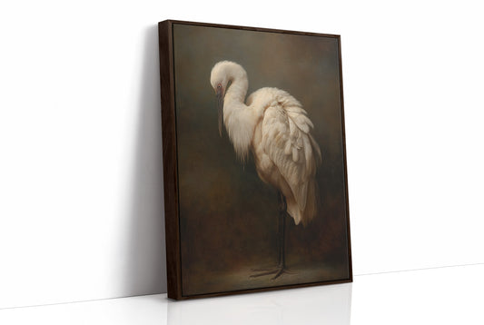 Ivory Feathers In Contemplative Stillness