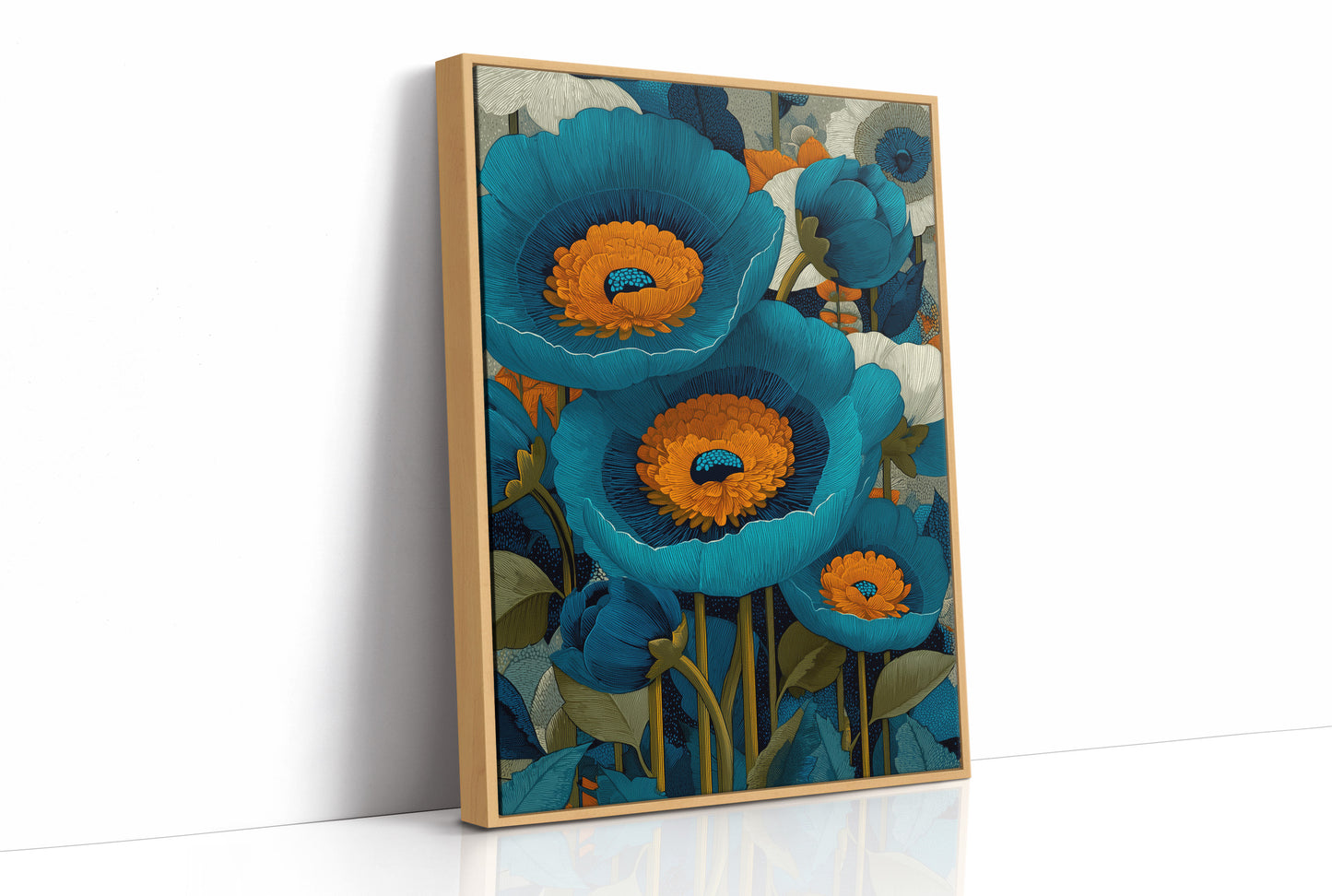 Bold Blue, Burning at the Center