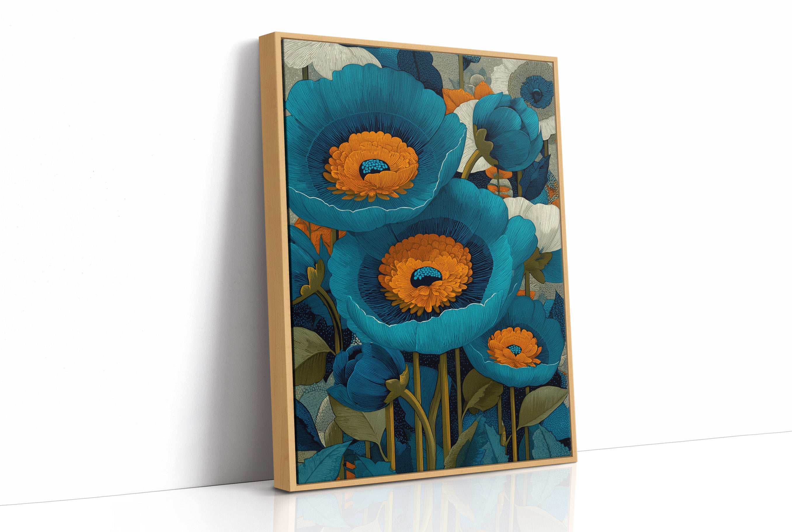Bold Blue, Burning at the Center