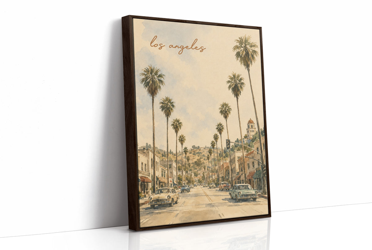 Los Angeles: Palm-Lined Retro Drive