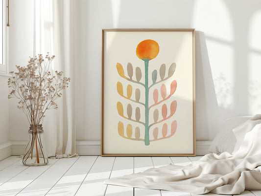 Morning Sun Grows Pastel Leaves
