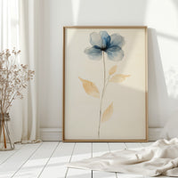 Blue Petals Dance With Morning Light