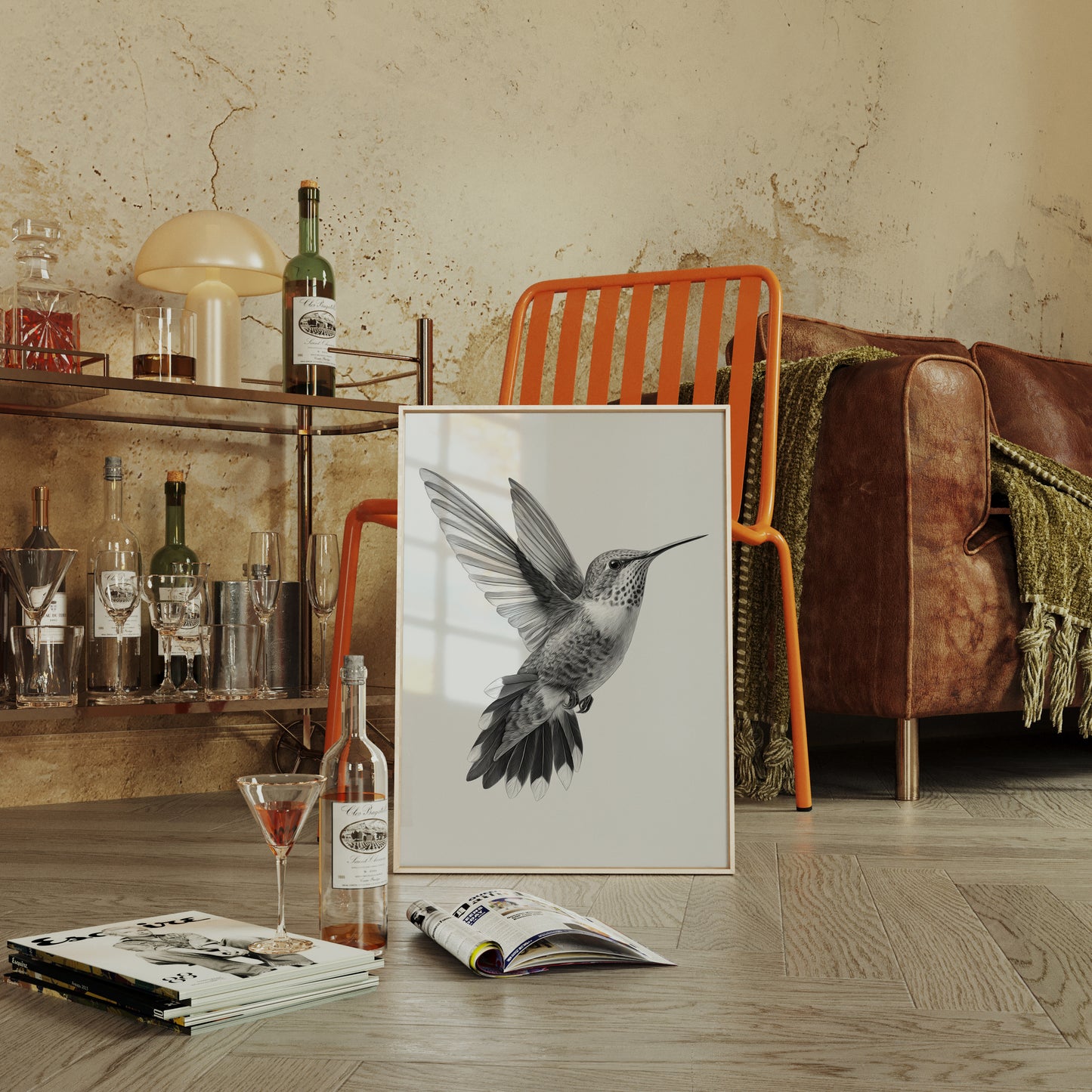 Graceful Hummingbird in Flight