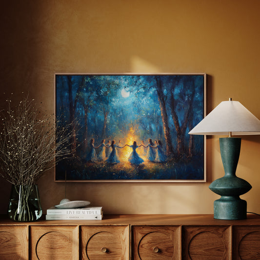 Moonlit Dance In Ancient Woods