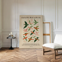 Look at the Birds of the Air Print