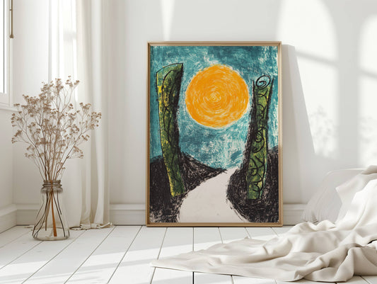 Moonlit Path Between Forest Giants