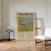Psalm 23 Coastal Peace Print