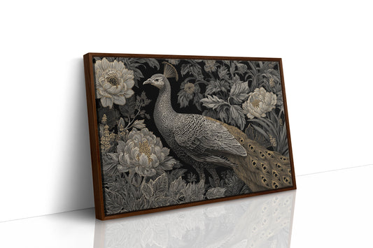 Moonlit Peonies Crown Royal Feathers