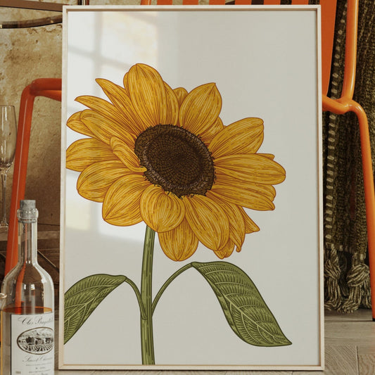 Golden Petals Paint Summer's Portrait