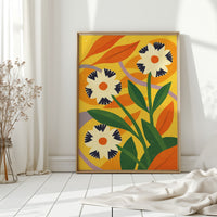 Cactus Meets Sunflower Folk Art