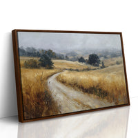 Winding Path Through Golden Fields