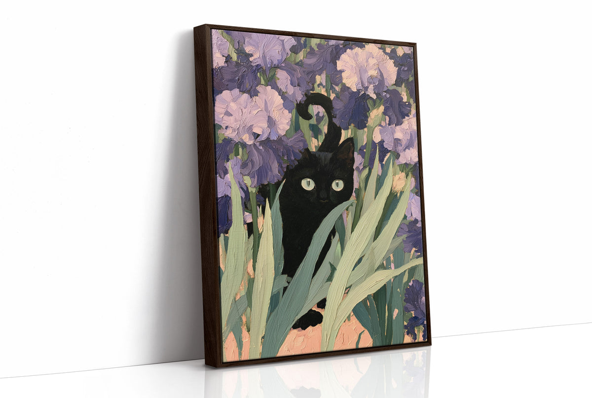 Hide and Seek Among the Irises