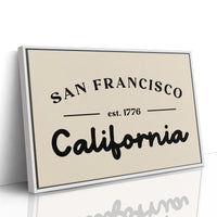 San Francisco California Est 1776