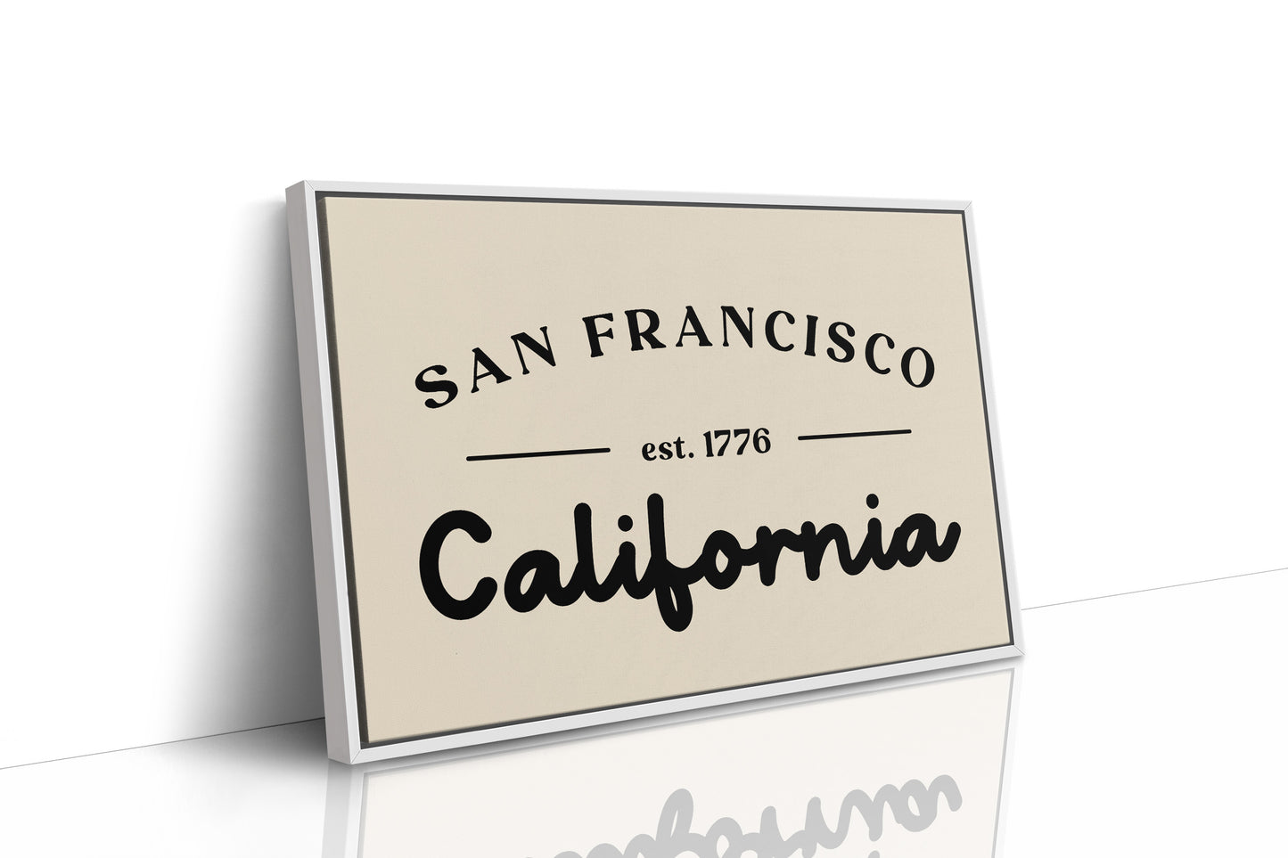 San Francisco California Est 1776