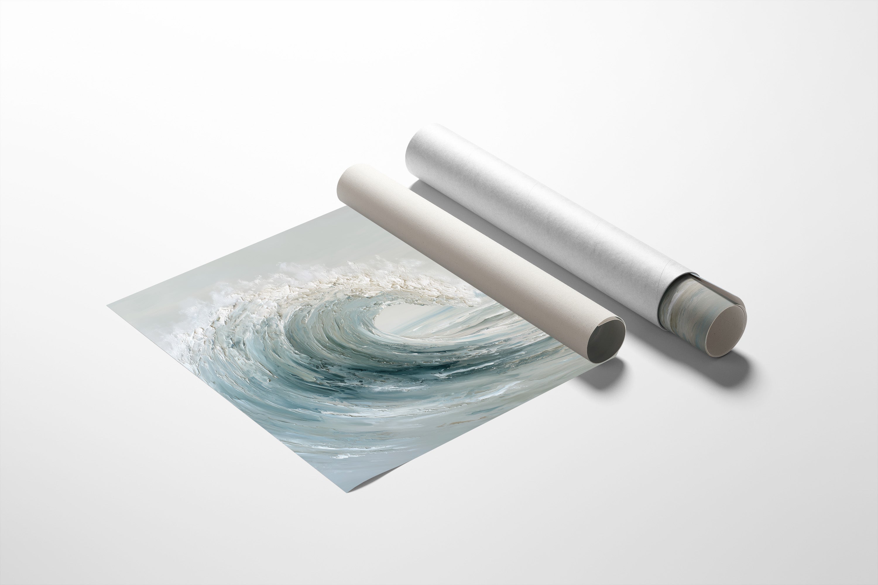 Ocean's Breath Curves Into Light